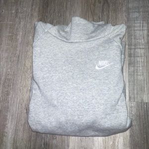 nike funnel-neck fleece hoodie